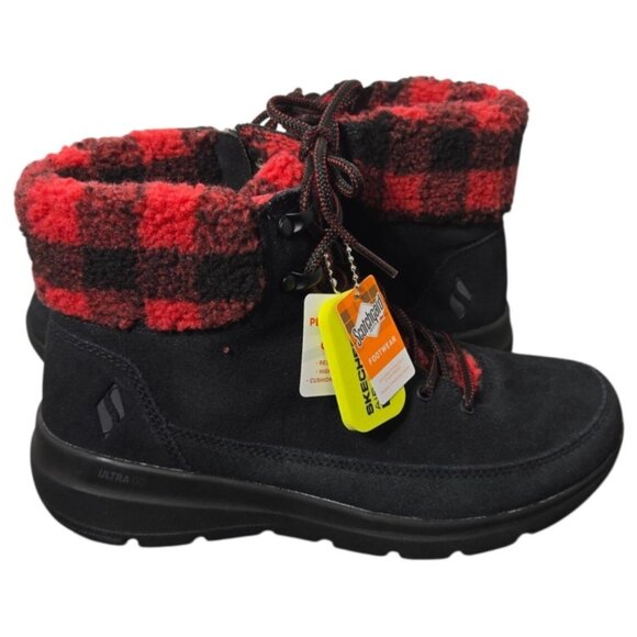 NWT Skechers Womens Black On the GO Glacial Ultra Timber Boots Size 8 144166 - Picture 1 of 14
